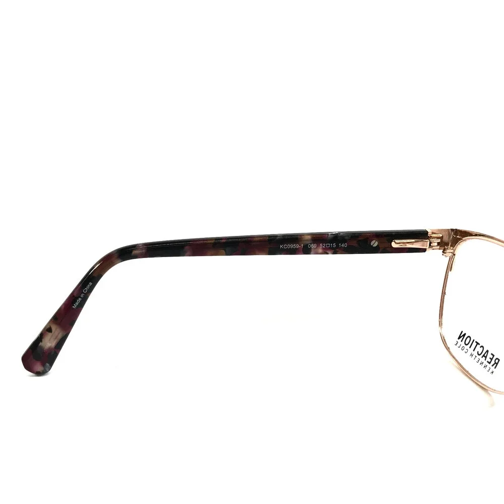 Reaction by Kenneth Cole Eyeglasses Frames KC0959-1 069 Brown Red 52-15-140
